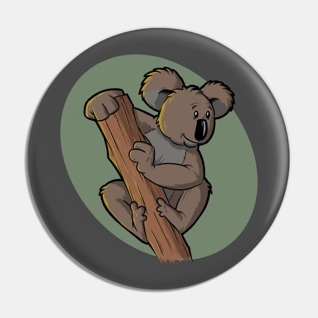 Koala Pin by markanddraw