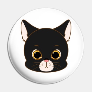 Cute Black Cat Pin