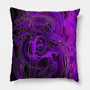 Digital abstract art 3.7 Pillow