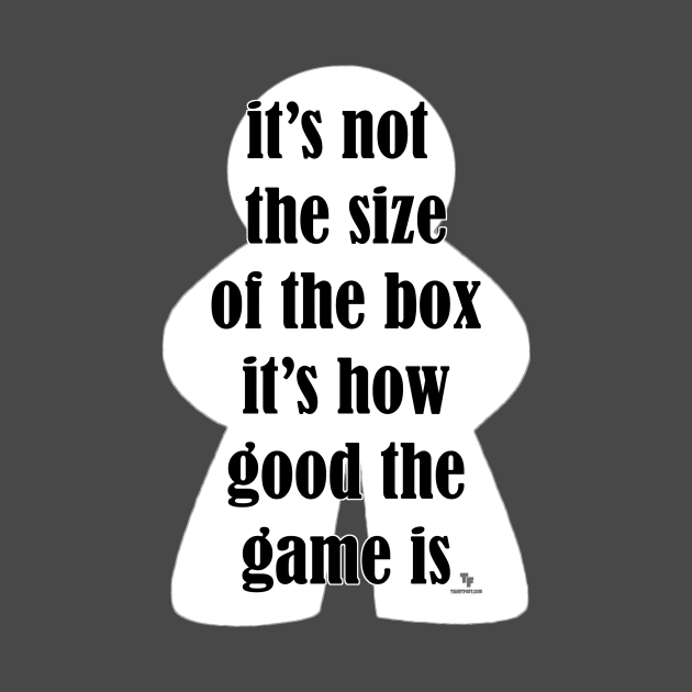 Not The Size Of Game Box Fun Slogan by Tshirtfort