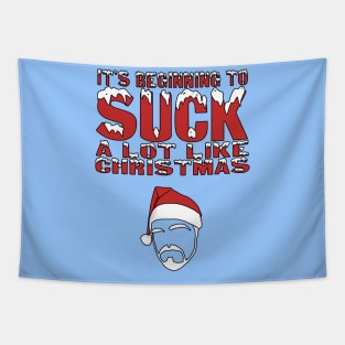 Suck Like Christmas Tapestry