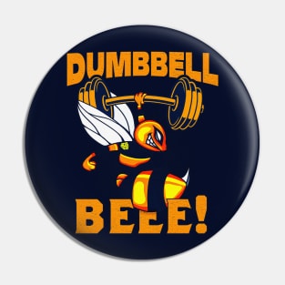 dumbbellbee or bumblebee Pin