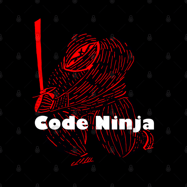 Code Ninja (red and black) by DMcK Designs
