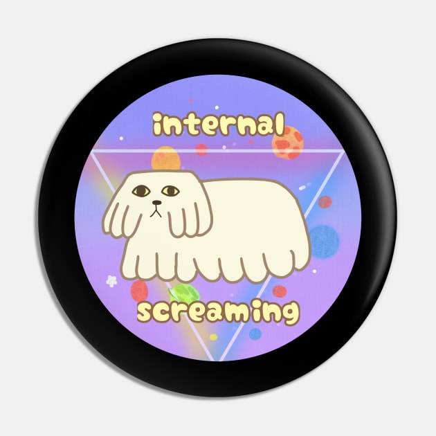 Existential Space Dog Pin by SpaceKermit