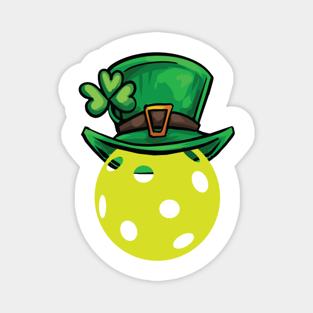 St Patricks Day Pickleball Magnet by whyitsme