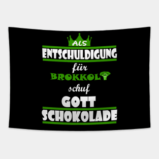 schokolade böser brokkoli antivegan kakao Tapestry