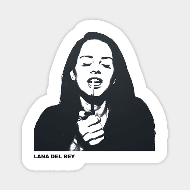 Retro Lana del rey Magnet by louisaurus