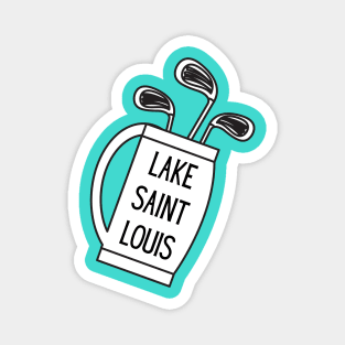 Lake Saint Louis Golf Bag Magnet