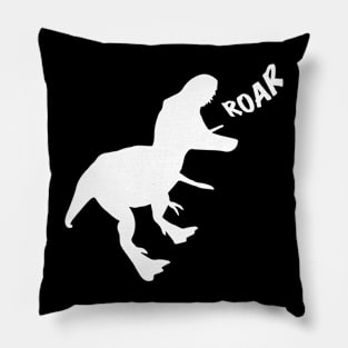 T-Rex, in white Pillow