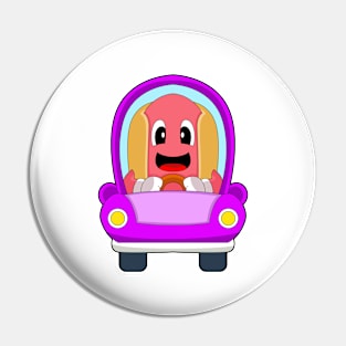 Hotdog Car Pin