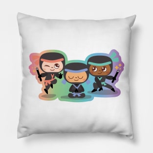 Language Ninja Friends Pillow