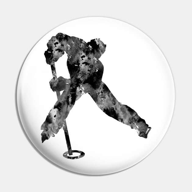 Ringette player Pin by RosaliArt