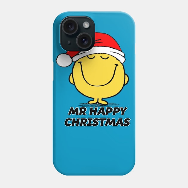 Mr happy christmas Phone Case by Totallytees55