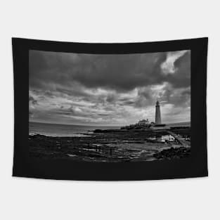 St Mary's Island in monochrome Tapestry