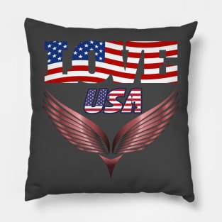 Latest USA Flag T-Shirt Pillow