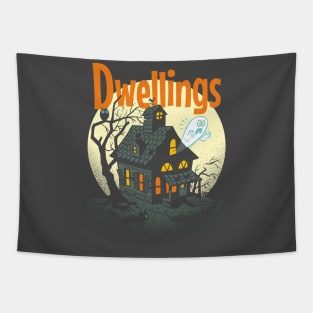 Dwellings - Haunted House Tapestry