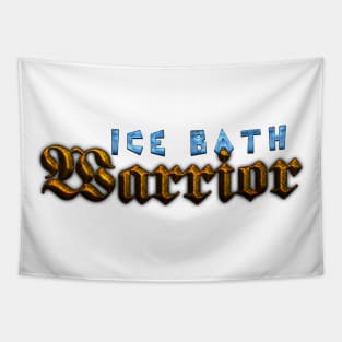 Ice Bath Warrior Tapestry