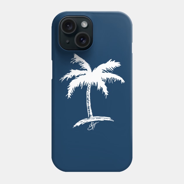 Jhoni The Voice "OG Palm Big White" Tee Phone Case by jhonithevoice