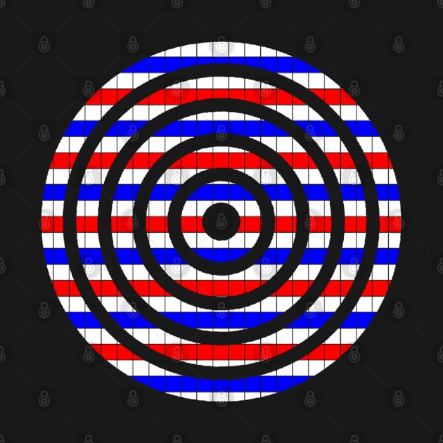 US flag colored circles by MICRO-X