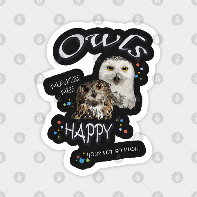 owls Magnet by obscurite