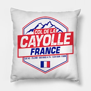 Col de la Cayolle Cycling France Pillow