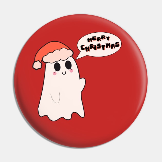 Santa Ghost Pin by rachelaranha