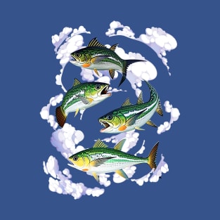 Tuna flying in the sky T-Shirt