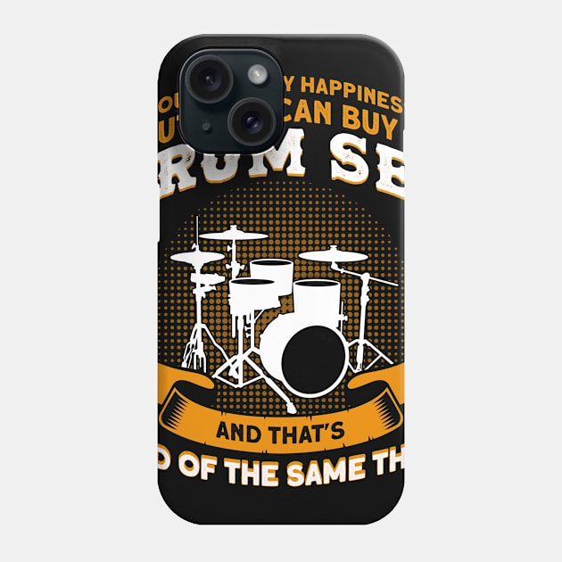 Musician Drumming Drums Phone Case by Toeffishirts