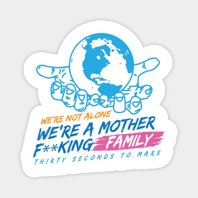 We're A MFing Family Magnet by VBdesigns