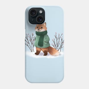 Winter Fox Phone Case