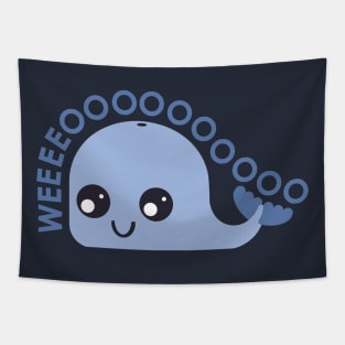 Happy Whale Tapestry