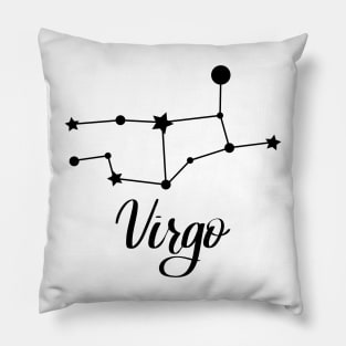 Virgo Zodiac Constellation Pillow