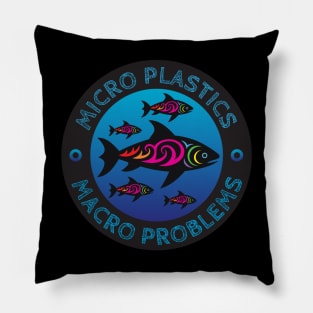 Microplastic Pollution - Save Our Oceans Pillow