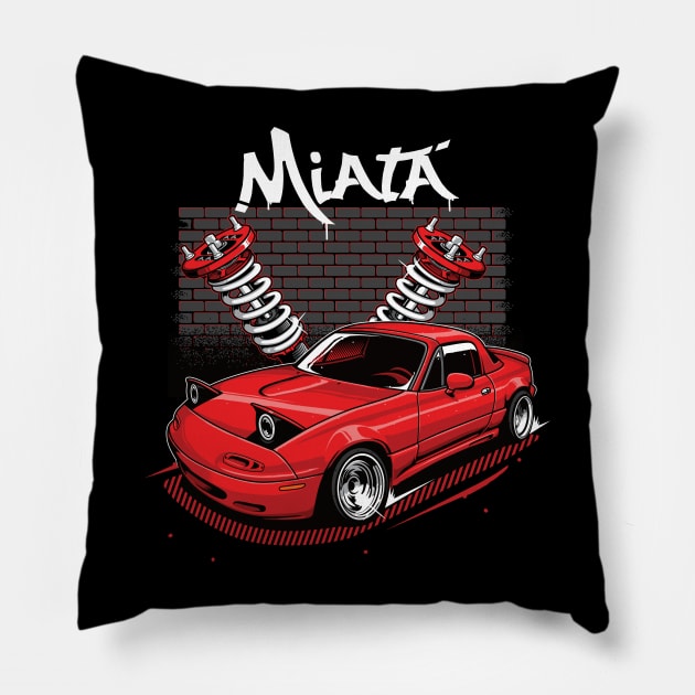 Mazda MX-5 Pillow by JDMAPEX