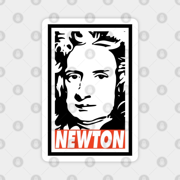 NEWTON Magnet by Nerd_art