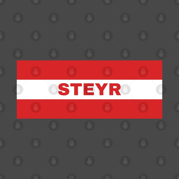 Steyr City in Austrian Flag by aybe7elf