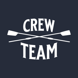 Crew Rowing Team Member Sculling Vintage Crossed Oars T-Shirt