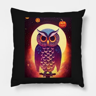 Owl Halloween Pillow