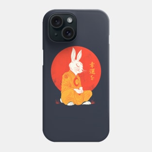 good luck rabbit Phone Case