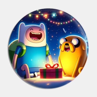 Epic Yuletide Adventures Unleashed: Adventure Time Christmas Art for Whimsical Holiday Designs! Pin