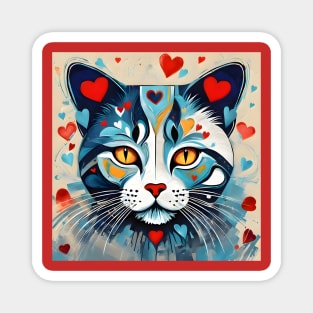 Cat Hearted Magnet