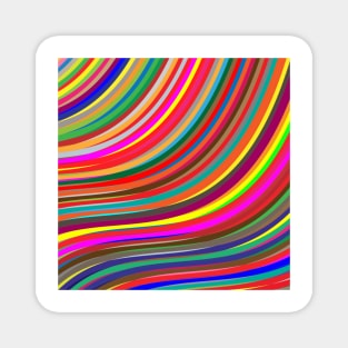 Abstract Lines Magnet