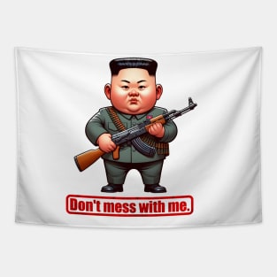 A Mischievous Boy from North Korea Tapestry