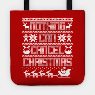 I Love Christmas Inspirational Nostalgic Ugly Christmas Sweater Tote