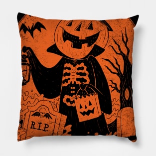 Vintage Spooky Pillow