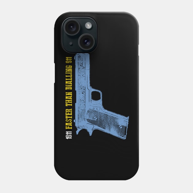 Faster than dialling 911 Phone Case by Toby Wilkinson