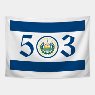 503 El Salvador flag Tapestry