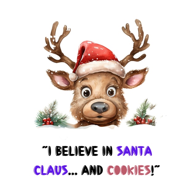 “I believe in Santa Claus... and cookies!” by TomUbon