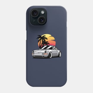 Silver Classic 911 by SInger Phone Case