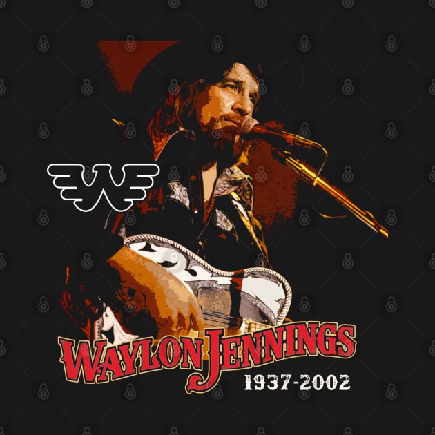 Waylon Jennings tribute by woodsman